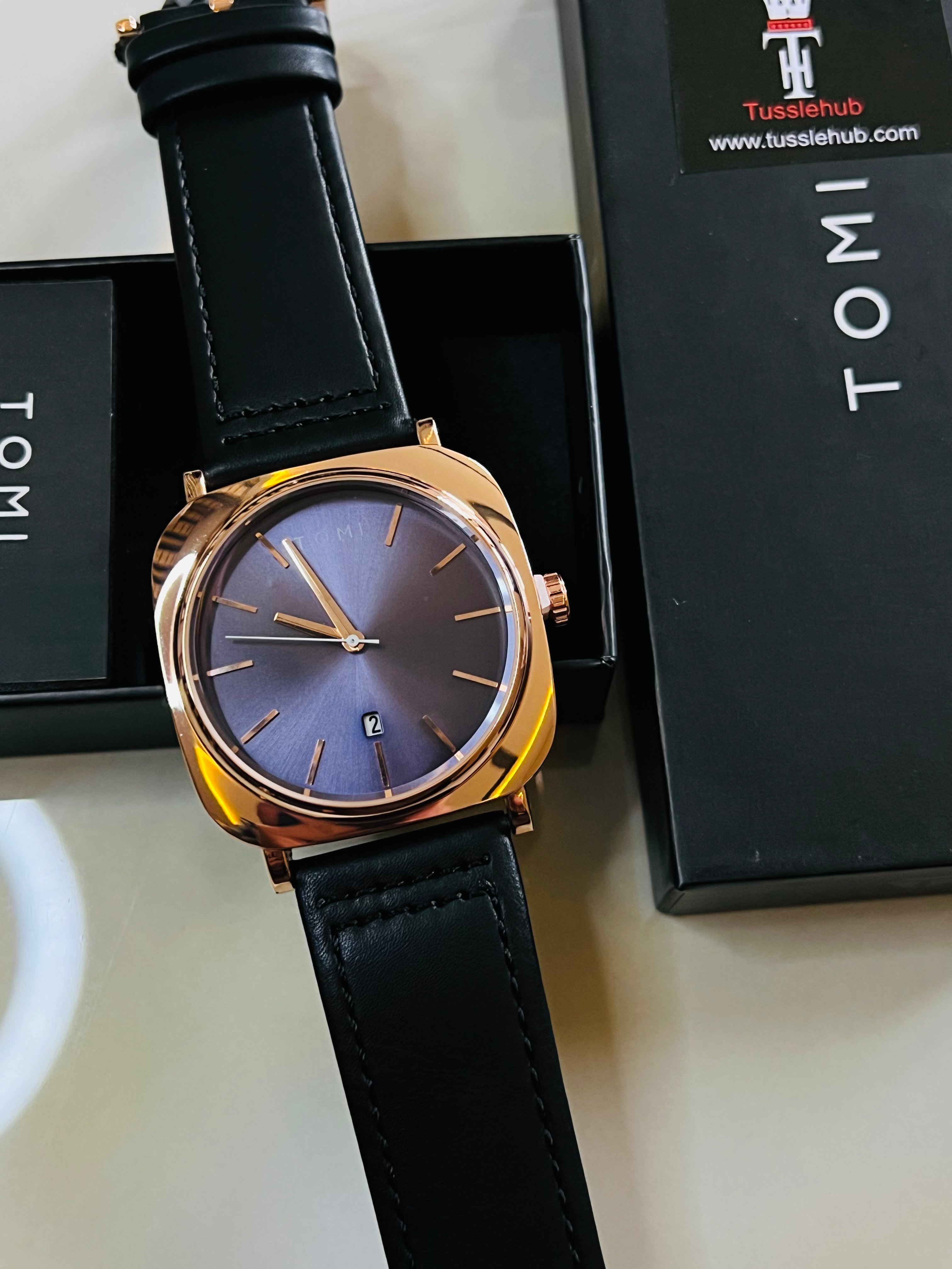 Tomi Business Class Gold Dial Watch